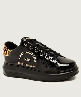 Кожаные кроссовки Kapri Karl Lagerfeld, черный kl62539j | nero