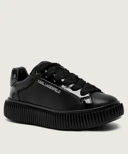 Кожаные кроссовки Kaprika Karl Lagerfeld, черный kl66220 | nero