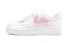 Nike Кроссовки Air Force 1 с низким верхом, устойчивые к истиранию и скольжению, женские, розовые hf2016-100(team74-浮雕玫瑰粉白) | pink
