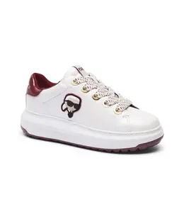 Кроссовки Kapri из кожи Karl Lagerfeld, белый kl67531 | bianco