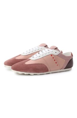 Кожаные кеды Marni snzw020400/p9097