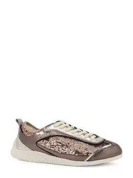 Pinko-Reby 10 Mirror Fabric Sneakers With Sequins-Donna 52364665815380