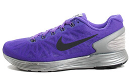 Кроссовки Lunarglide 6 мужские с низким верхом фиолетовые/серебристые Nike 683652-500