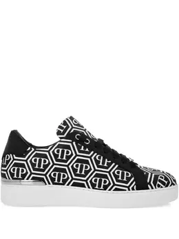 Philipp Plein monogram-print sneakers 30093681