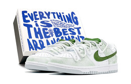 Кроссовки для скейтбординга Dunk женские с низким верхом, зеленый Nike dh9765-102(team88-国风青竹翠绿s-box) | emerald green