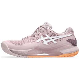 Asics Теннисные кроссовки Gel Resolution 9 Low Top унисекс фиолетово-белые 1042a226-701 | dividing line rose/white