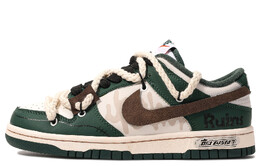 Женские кроссовки для скейтбординга Nike Dunk, Dark Green fd0350-133(teamm-城市废墟-box) | dark green