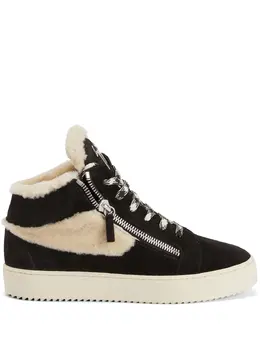 Кеды Kriss Ice с овчиной Giuseppe Zanotti, черный 20276623 | черный