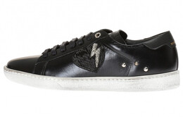 SL/01 Кроссовки для скейтбординга женские низкие черные Saint Laurent 4865820ar301000