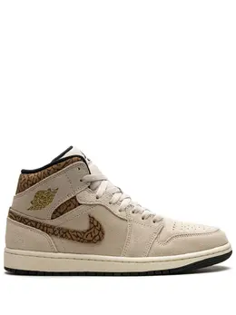 Air Jordan 1 Mid "Brown Elephant" sneakers, нейтральный 21072095 | нейтральные цвета