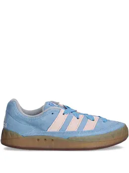 Замшевые кроссовки с тремя полосками Adidas, синий 27561286 | синий