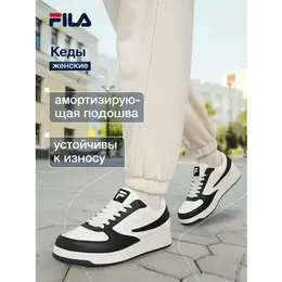 Кеды Fila A-LOW W, размер 6,5, бежевый/черный 4688514212