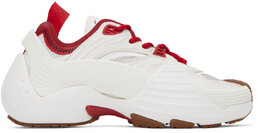 Эксклюзивные красно-белые кроссовки SSENSE Flash-X Lanvin 12394031 | white