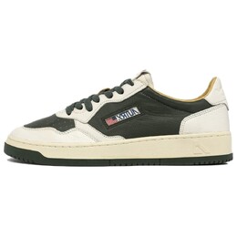 Кроссовки Autry Medalist Skateboarding Shoes Men Low-top, зеленый aulm-dt03 | beige/green