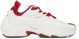 Эксклюзивные красно-белые кроссовки SSENSE Flash-X Lanvin 12300581 | white