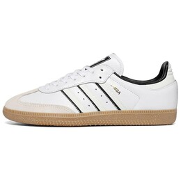Кроссовки Adidas Samba OG J 'Double White Black Gum', белый/черный ih5585 | white/black