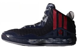 Кроссовки Adidas J Wall 1 Vintage Basketball Shoes Men Mid-top Black/Red, черный/красный s84019 | black/red