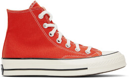 Красные высокие кеды Chuck 70 Converse 15498641 | fever dream/egret/black