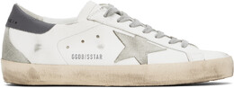 Белые и серые кроссовки Super-Star Classic Golden Goose, White/Ice/Dark gray 16955581 | white/ice/dark gray