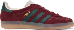 Кроссовки Gazelle Indoor бордового цвета Adidas 16799751 | shadow red/shadow green/wonder white