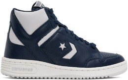Кроссовки Weapon Mid Top темно-синего и серого цвета Converse 16064171 | obsidian/barely grey