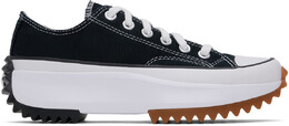 Черные кроссовки Run Star Hike Low Top Converse 15497851 | black/white/gum