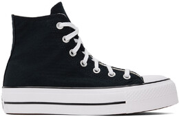 Черные высокие кроссовки Chuck Taylor All Star Lift Converse, черный/белый/белый 15497971 | black/white/white