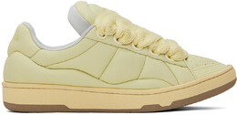 Желтые кожаные кроссовки Curb Lanvin 14949041 | chamomile