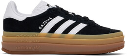 Черные кроссовки Gazelle Bold Adidas, Core black/Cloud white/Cloud white 16883021 | core black/cloud white/cloud white