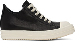 Черные кроссовки Hollywood Low Sneaks Rick Owens, Black/Milk/Milk 16932241 | black/milk/milk