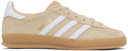 Бежевые кроссовки Gazelle для дома Adidas, Magic beige/Cloud white/Gum 16882741 | magic beige/cloud white/gum