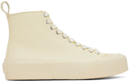 Off-White высокие кеды Jil Sander 12985381 | toile