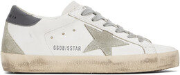 Белые и серые кроссовки Super-Star Classic Golden Goose, White/Ice/Grey 16849771 | white/ice/grey