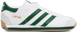 Бело-зеленые кроссовки Country OG Adidas 15745971 | ftwr white/ collegiate