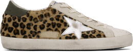 Кроссовки Tan Super-Star Classic Golden Goose 16834571 | beige/brown/black