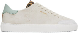 Кроссовки бежево-зеленые Clean 90 Triple Axel Arigato 14548261 | beige/light green
