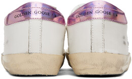 Эксклюзивные белые кроссовки Super-Star от SSENSE Golden Goose, Pink iridescent 14382941 | pink iridescent