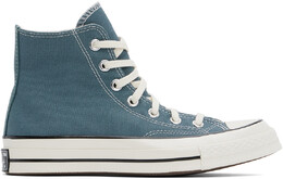 Синие высокие кеды Chuck 70 Converse, Newtral teal/Black/Egret 16059411 | newtral teal/black/egret
