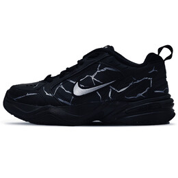 Кроссовки Air Monarch 4 Chunky унисекс с низким верхом, серебряный Nike, черный 415445-001（team436-银裂纹） | black