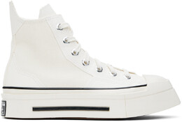 Белые кроссовки Chuck 70 De Luxe Squared Converse 14952011 | egret/black/egret