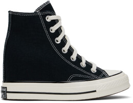 Черные высокие кеды Chuck 70 Wedge Converse 16654791 | black/egret/white