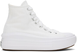 Белые высокие кроссовки Chuck Taylor All Star Move Converse 15520901 | white/natural ivory/black