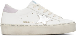 Белые кроссовки Hi Star Golden Goose 16849761 | white/silver