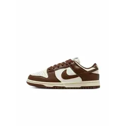 Кроссовки Nike Dunk Low, полнота G, размер EUR 36 23 (cm), коричнево-белый 4692443034