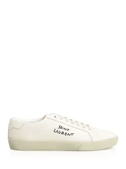 Saint Laurent-Sl/06 Signature Sneakers Bianco-Donna 52729530089812