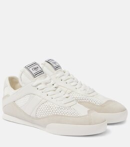Низкие кожаные кеды Chloé Kick Chloé, Cloudy Cream p00994719 | cloudy cream