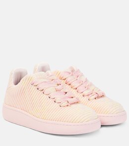 Новые клетчатые парусиновые кроссовки Trainer Burberry, Cameo Ip Check p00897154 | cameo ip check
