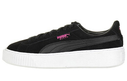 Кроссовки Puma Suede Series Skateboard Shoes Women's Low-Top Black 363663-01