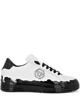 Philipp Plein paint-splatter low-top sneakers 30095157