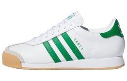 Кроссовки Adidas Samoa Skateboarding Shoes Unisex Low-top White/Green, зеленый jh9078 | white/green